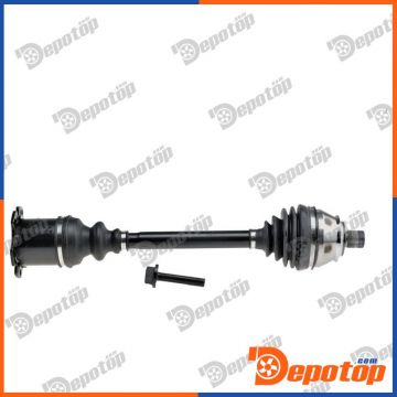 Demi-Arbre de Transmission ATM gauche pour AUDI | NPW-AU-023, 18-215080